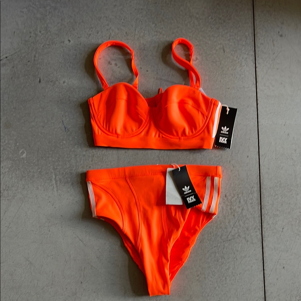IVY PARK Adidas Orange Bikini Set (Size Small) not used with tags